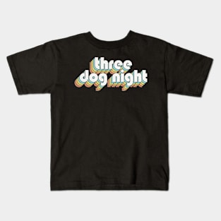 Retro Three Dog Night Kids T-Shirt